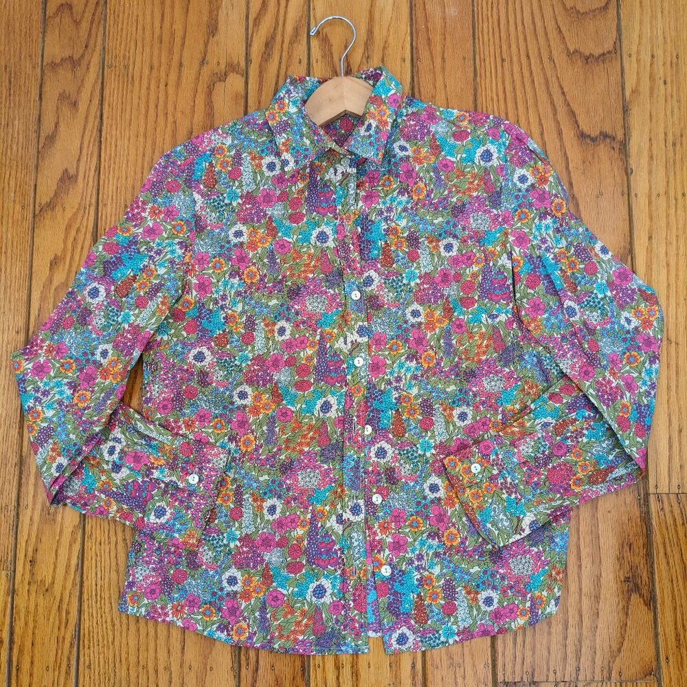 Linen Lawn Long Sleeve Button Down Shirt